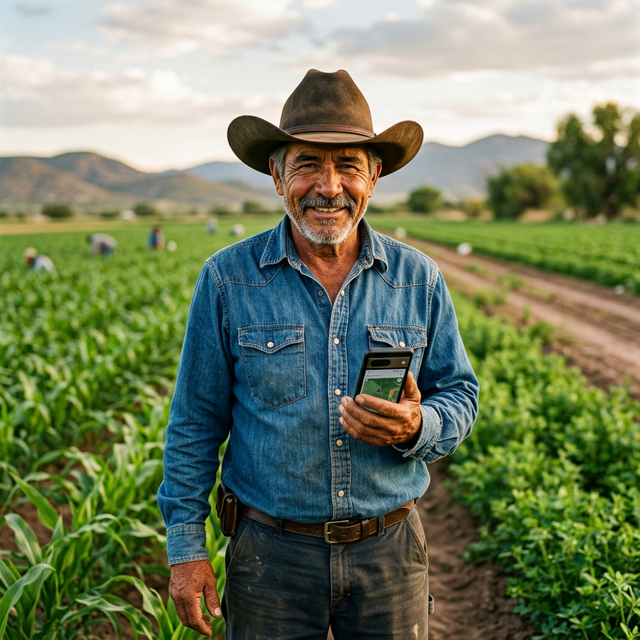Agricultor en Chihuahua
